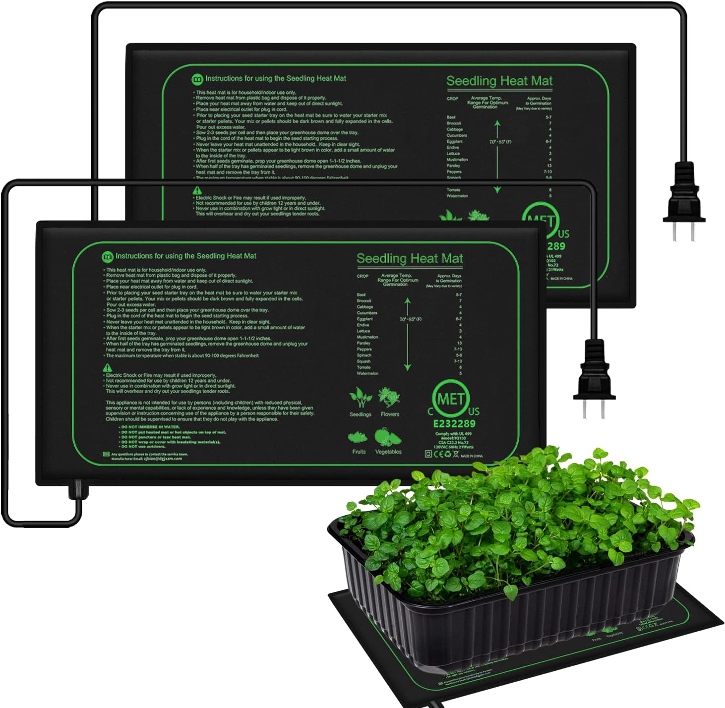 Seedling Heat Pad - 10/25/50 سنتيمتر الشتلات الحرارة حصيرة نباتات