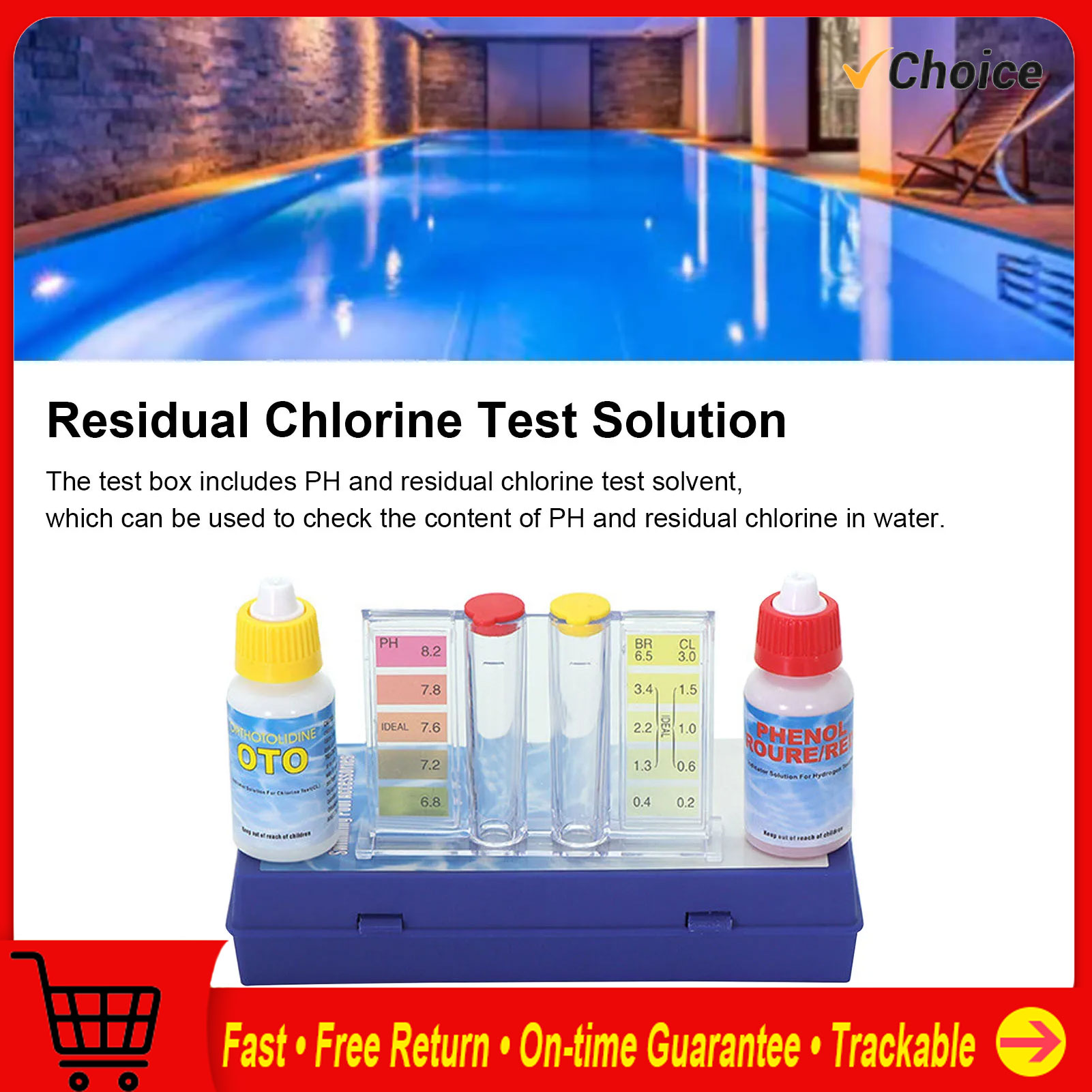 Ph Up Down Solution - اختبار محلول اختبار جودة المياه الأنابيب