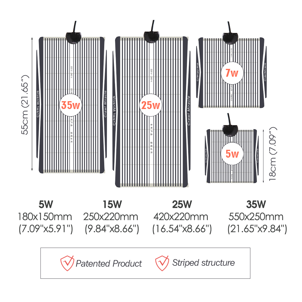 5 واط 15 واط 25 واط 35 واط الج - مراجعة Seedling Heat Pad وسعره