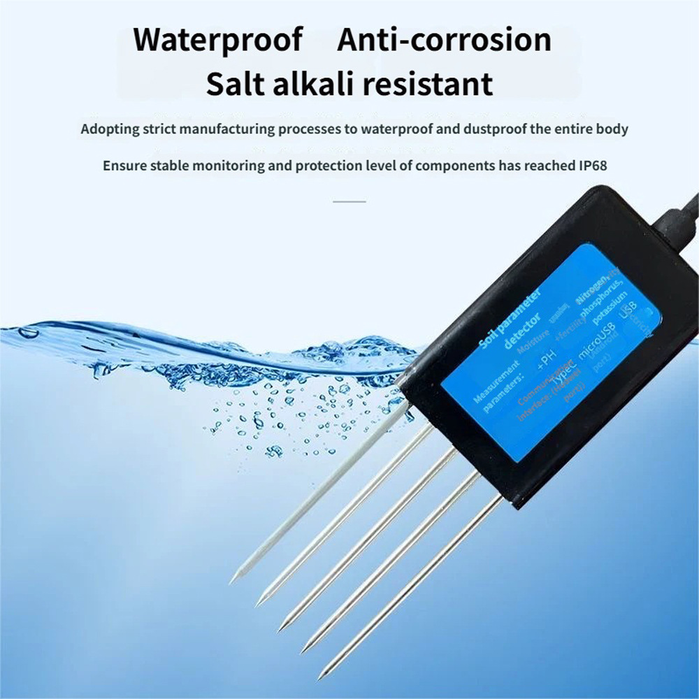 جهاز اختبار التربة عالي الجودة - مراجعة Ph Up Down Solution وسعره
