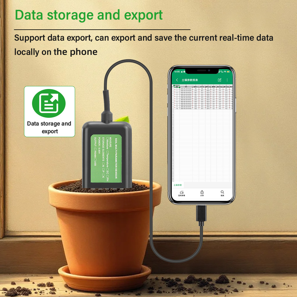 YAGO مستشعر التربة pH EC مقياس - مراجعة Ph Up Down Solution وسعره