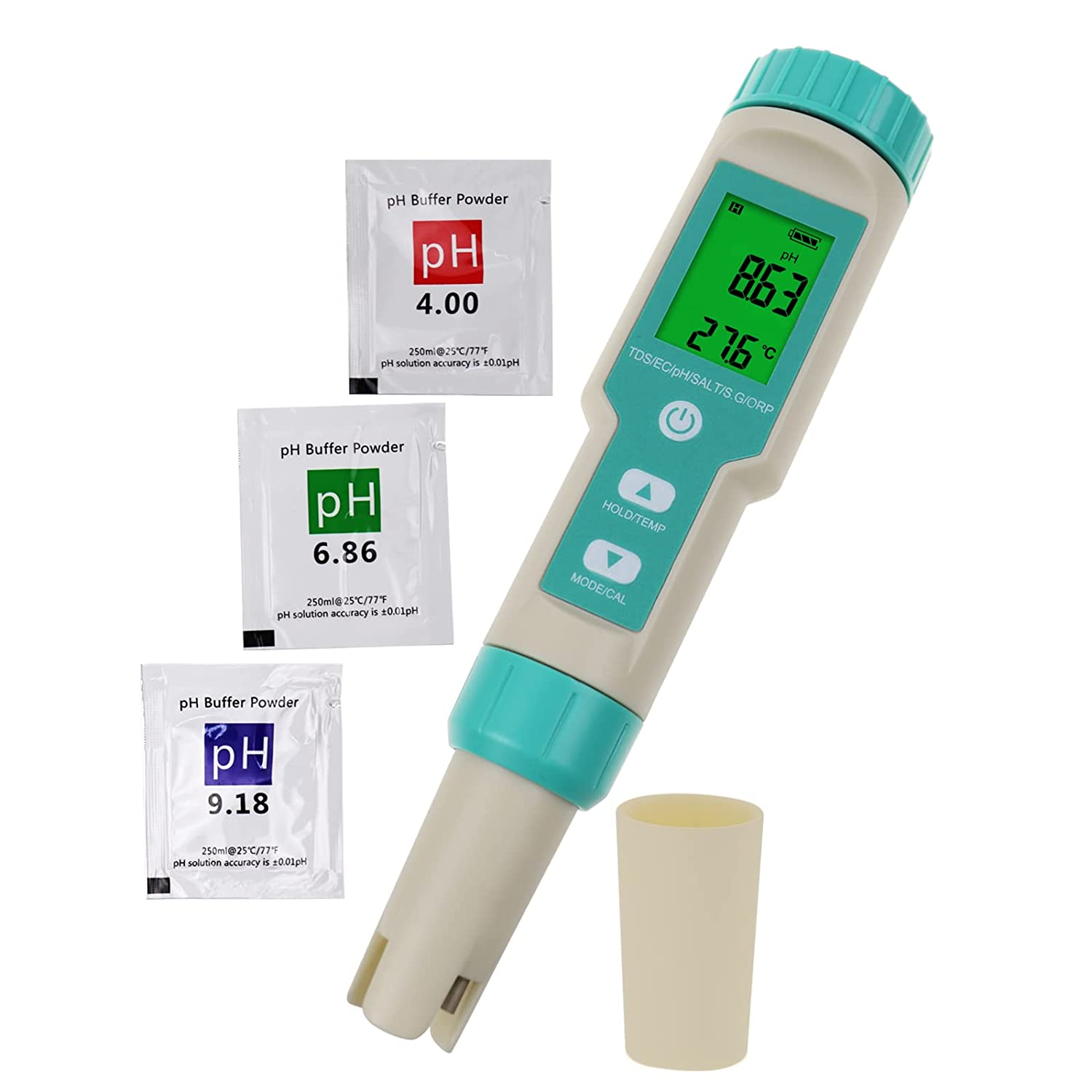 جهاز قياس درجة الحموضة متعدد ا - مراجعة Ph Up Down Solution وسعره
