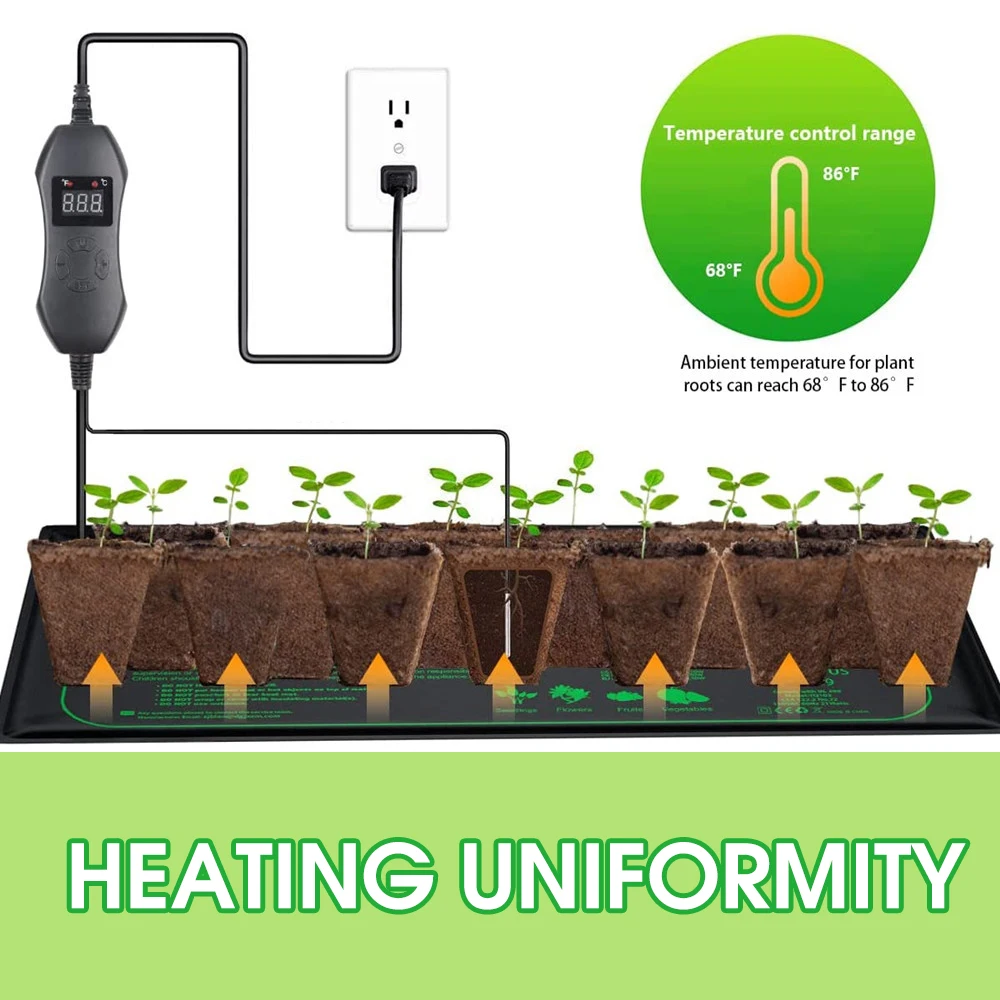 50 واط الاتحاد الأوروبي-الولاي - مراجعة Seedling Heat Pad وسعره